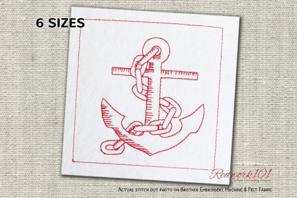 Anchor Chain Design: A Versatile Embroidery Choice for Handmade Gifts