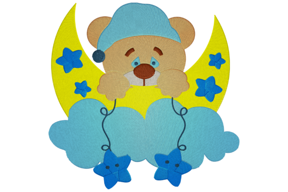 Bear Goodnight Embroidery Design Review for Personalized Gifts