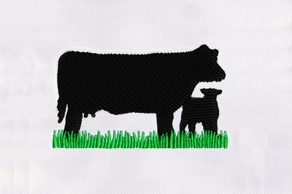 Black Angus Cattle Embroidery Design Review