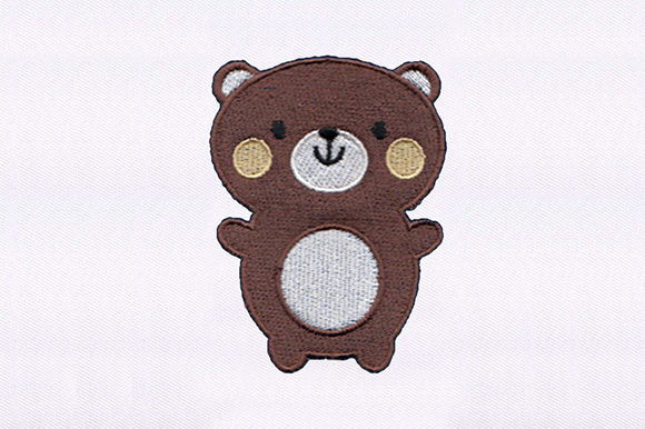 Brown Teddy Beer Embroidery Design: A Designer's Perspective