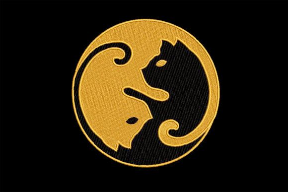 Cats Yin Yang Embroidery Design Review