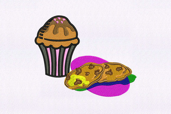 Cupcake and Cookies Embroidery Design Review