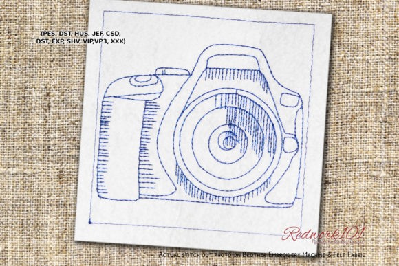 Digital Camera Redwork: A Designerโs Take on a Versatile Embroidery File