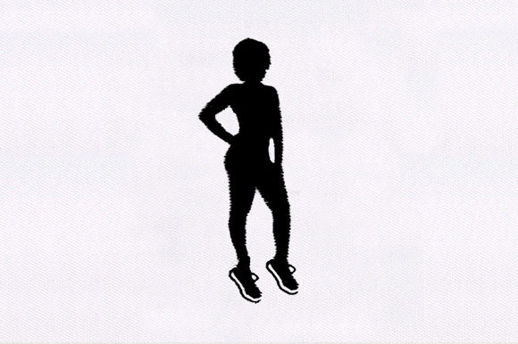 Female Silhouette: A Versatile Embroidery Design for Meaningful Gifts
