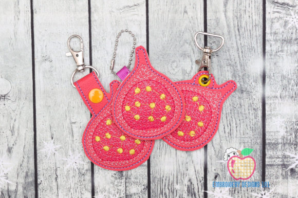Fig Fruit Keyfob Keychain ITH Review for Apparel Projects