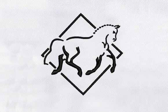 Horse Outline: A Versatile Machine Embroidery Design for Creative Sellers