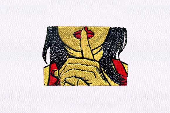 Hushing Woman Embroidery Design Review for Craft Fair Success