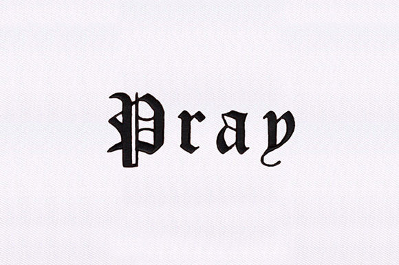 Positive Pray Embroidery Design Review for Personalized Gifts