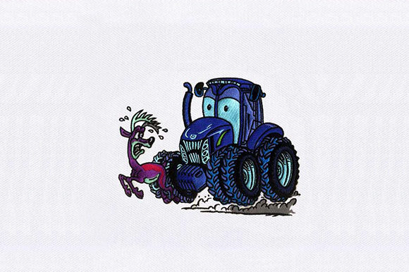 Tractor and Deer Embroidery Review